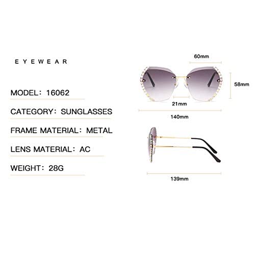 PALAY Sunglasses for Women Stylish with Storage Case Cleaning Wipe Unique Cool Frameless Dragonfly Wing Shaped Sunglasses (Yellow and Pink) PALAY Sunglasses for Women Stylish with Storage Case Cleaning Wipe Unique Cool Frameless Dragonfly Wing Shaped Sunglasses (Yellow and Pink)